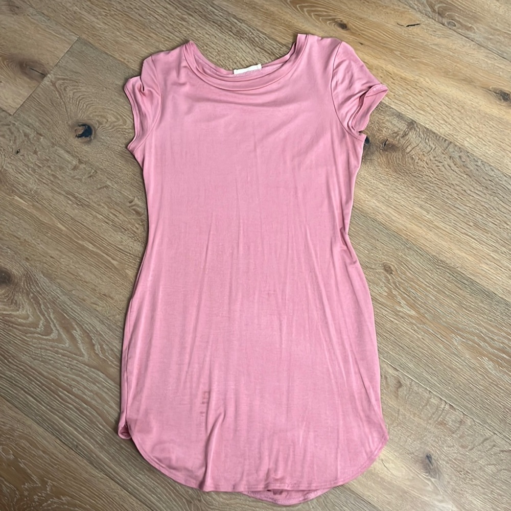 Short pink dress